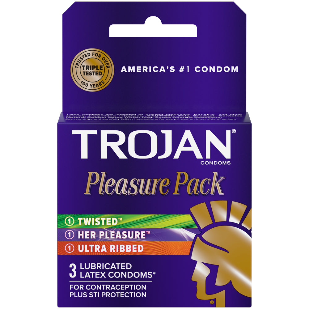 Trojan Pleasure Packs (3ct)