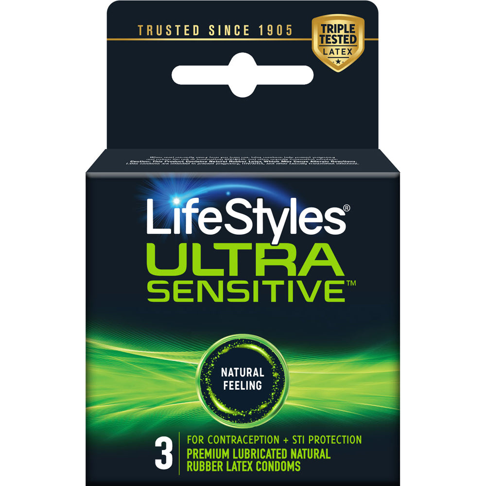 Lifestyles Ultra Sensitive 3Pk