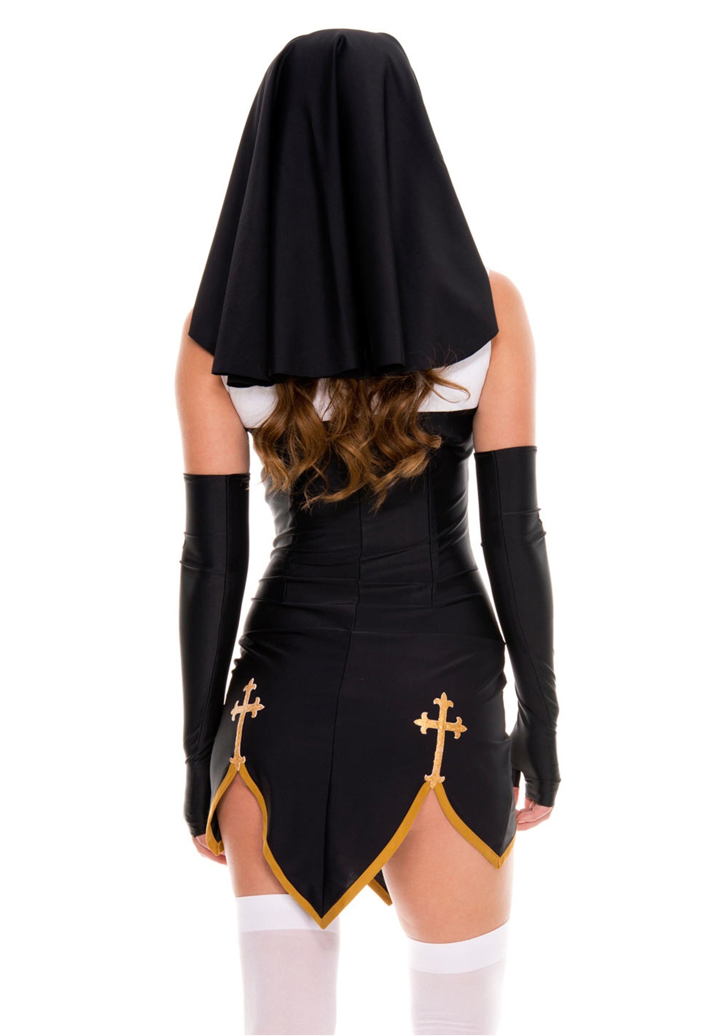 Sexy Bad Habit Nun Costume Religious Sister Fancy Dress