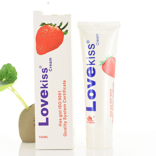 Strawberry Flavored Lubricating Water-soluble Lubricant