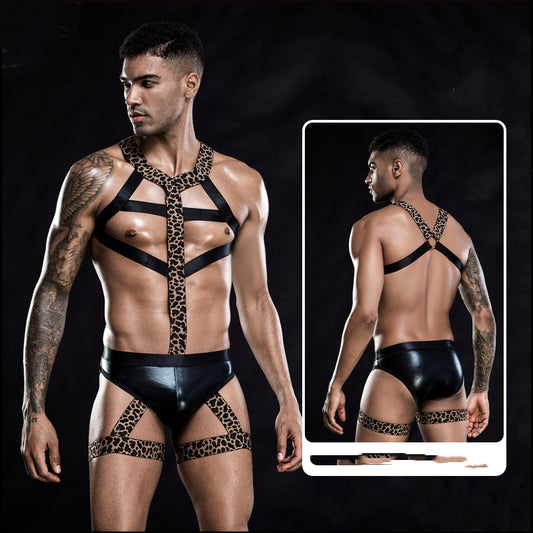 Leopard-Print Sexy Costume for Men