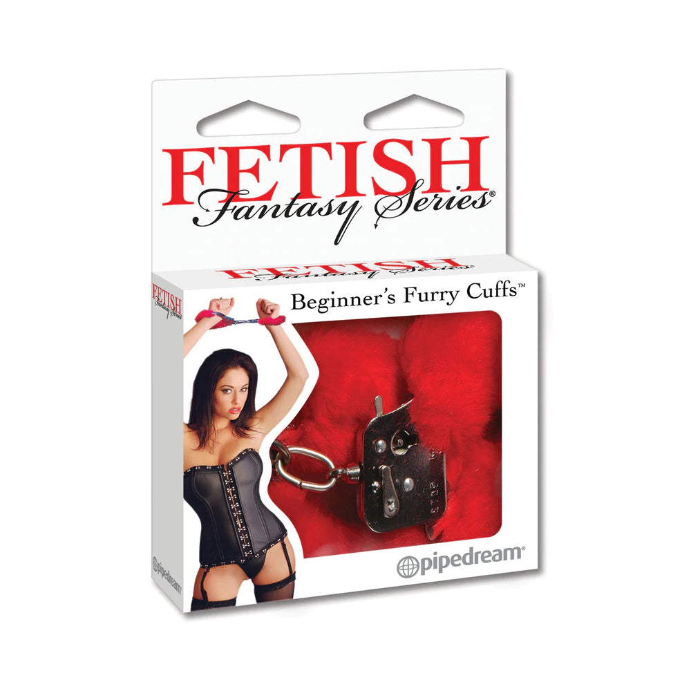 Fetish Fantasy Series Beginner's Furry Cuffs Red