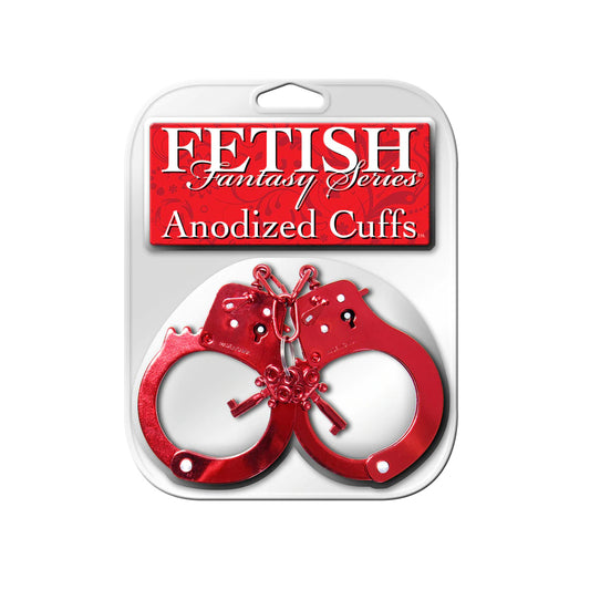 Fetish Fantasy Series Anodized Cuffs Red