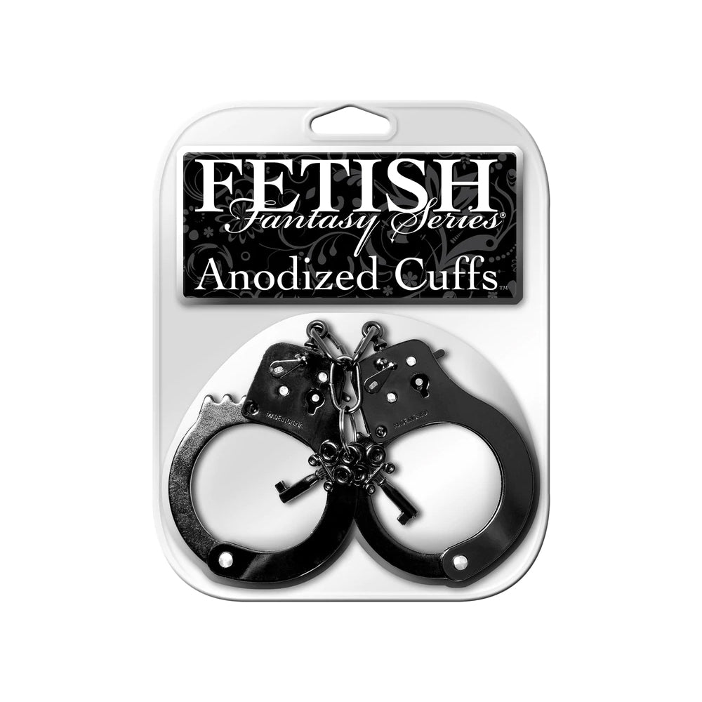 Fetish Fantasy Series Anodized Cuffs Black