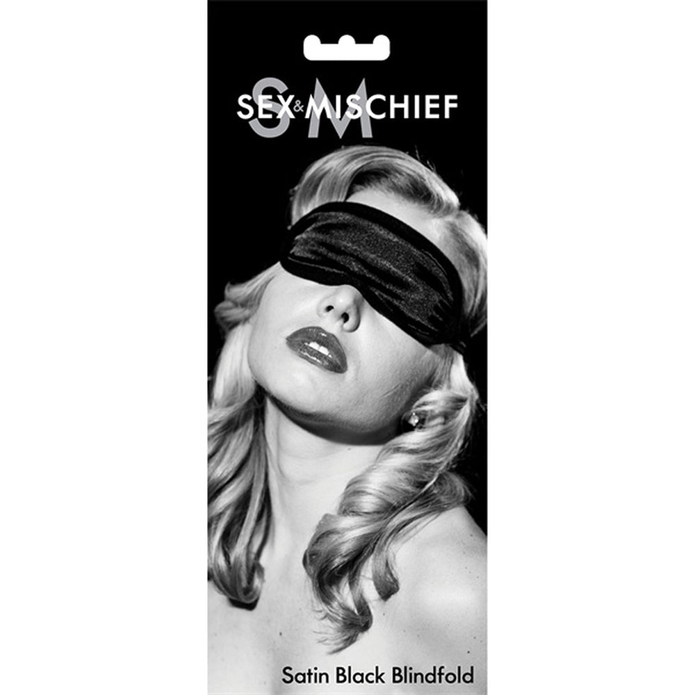 Sex & Mischief Satin Blinfold (Black)