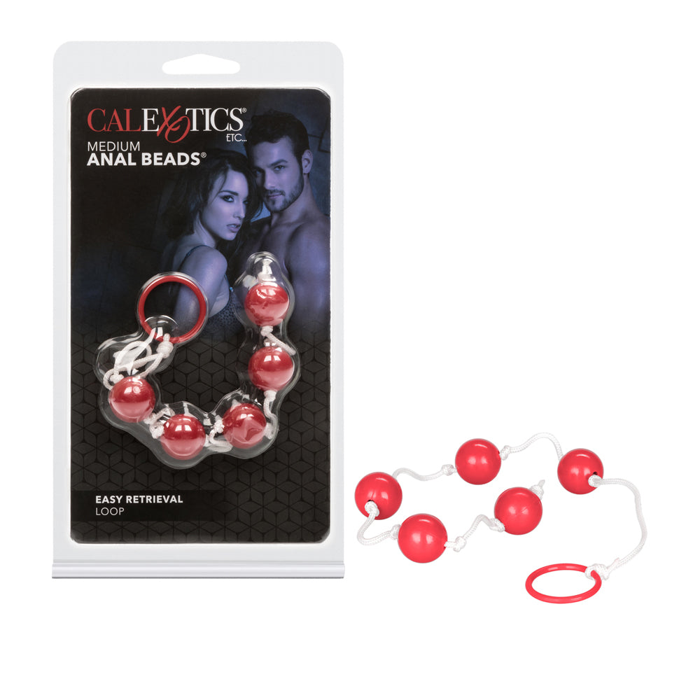 Medium Anal Beads Red