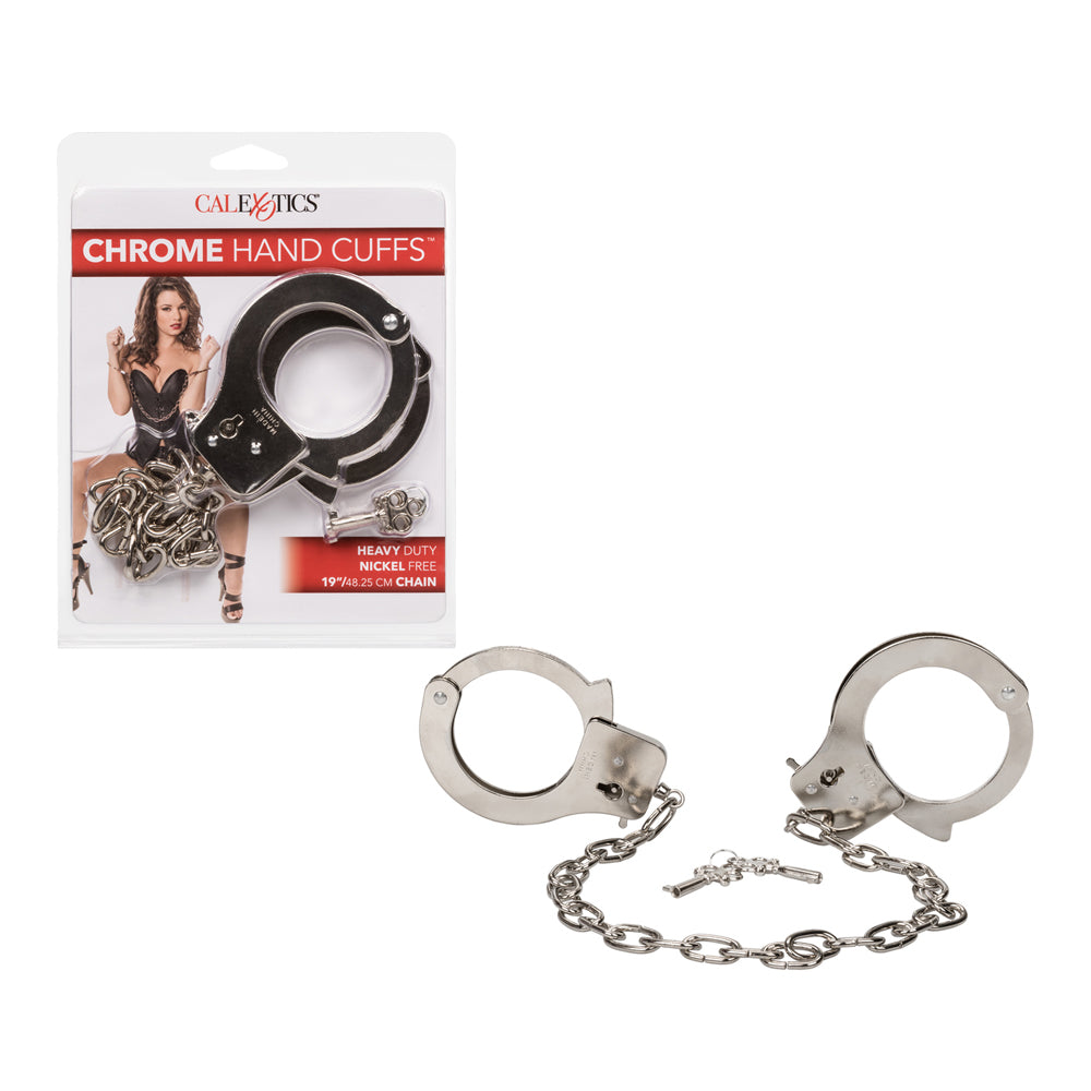 Chrome Hand Cuffs Silver