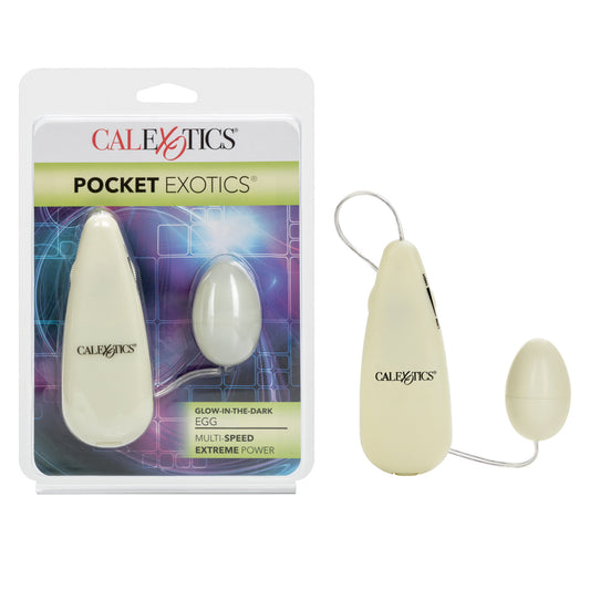 Pocket Exotics Glow-In-The-Dark Egg Green