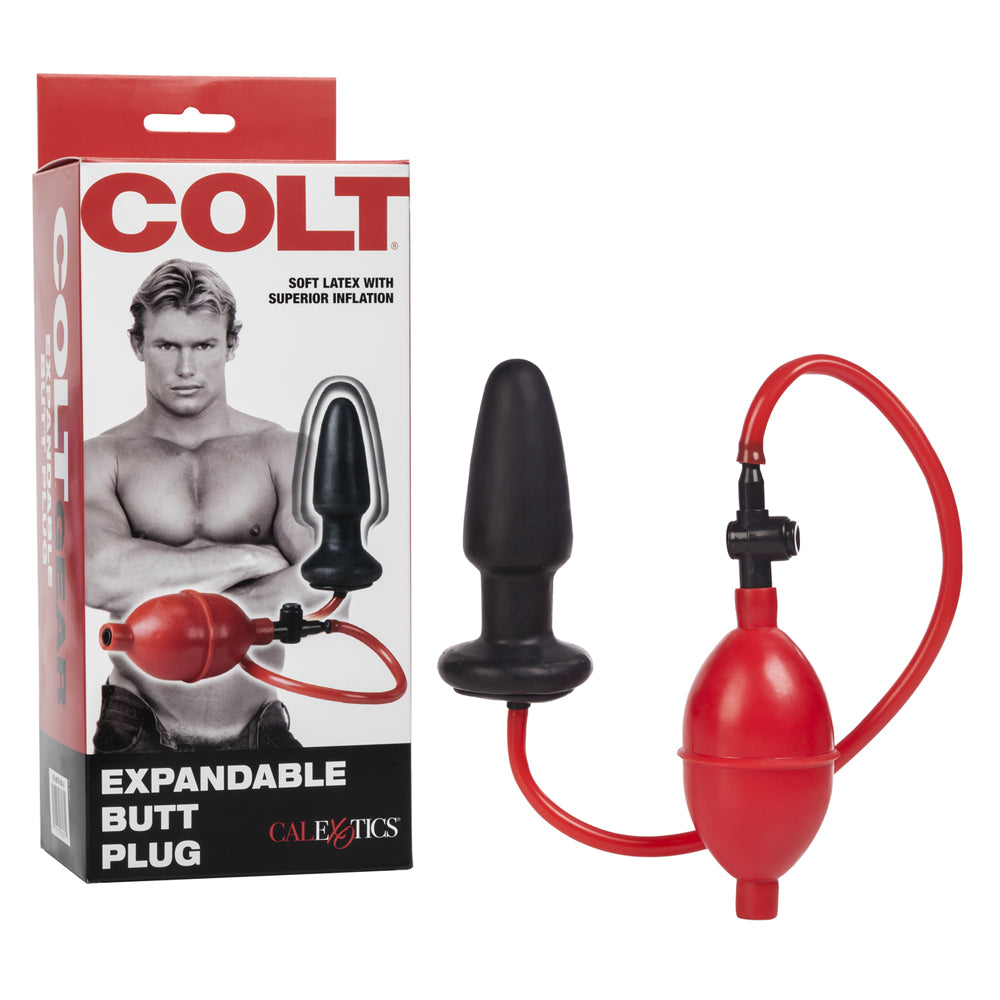 Colt Expandable Butt Plug Black