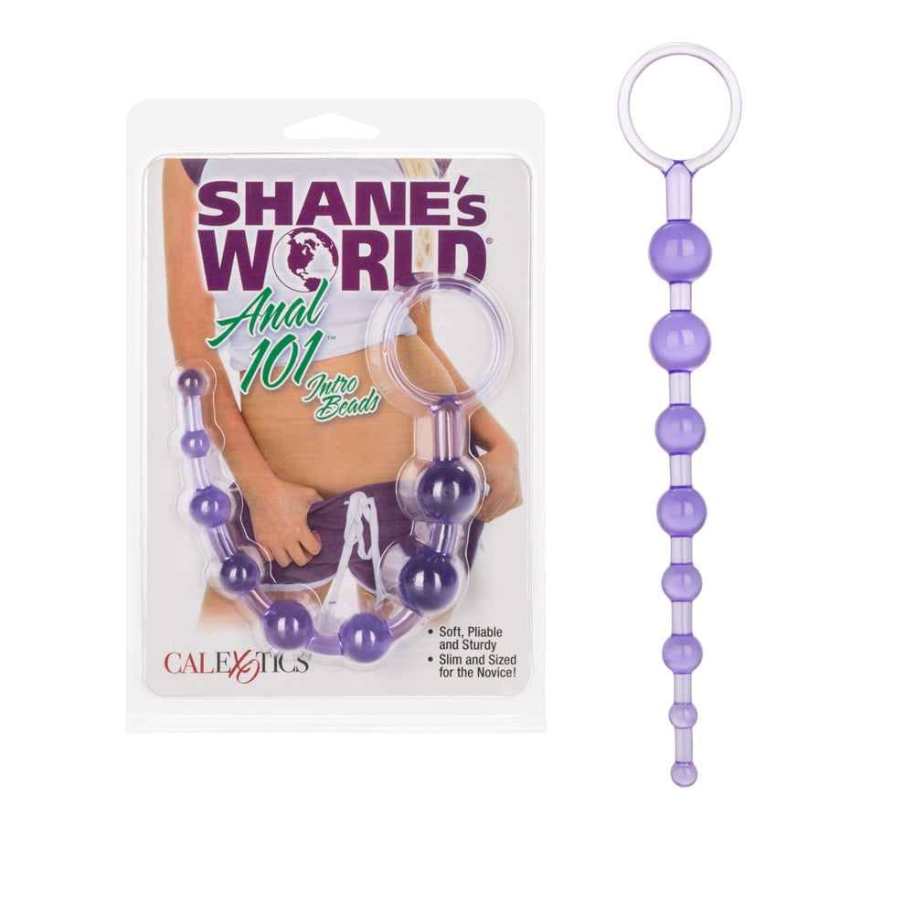 Shane's World Anal 101 Intro Beads Purple