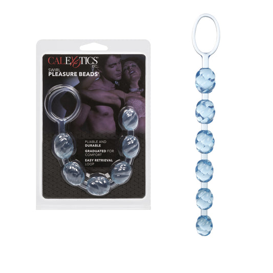 Swirl Pleasure Beads Blue