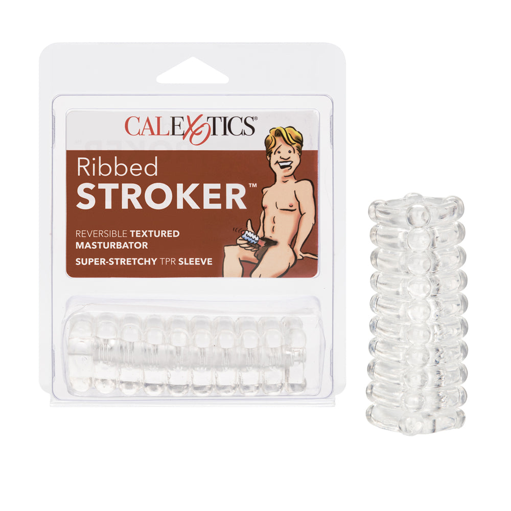 Ribbed Stroker Clear