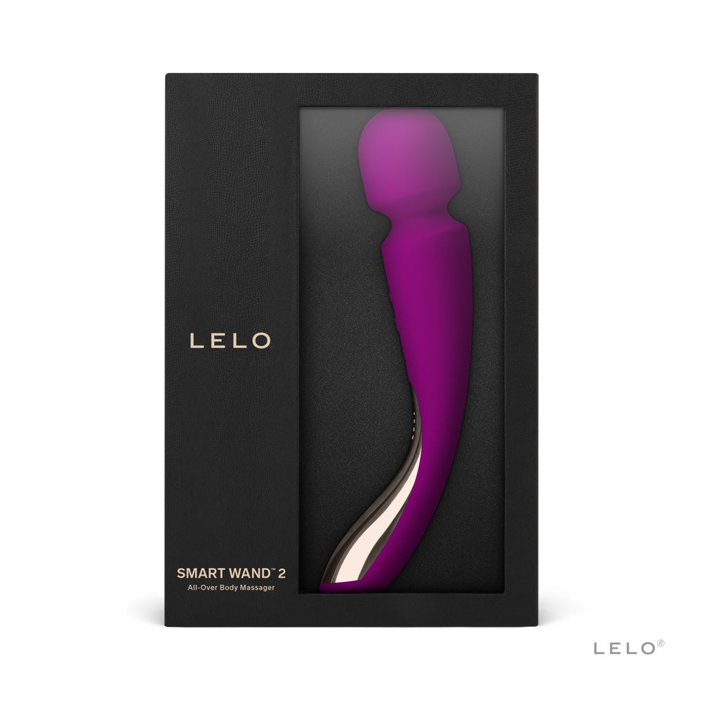 LELO Smart Wand Medium Deep Rose