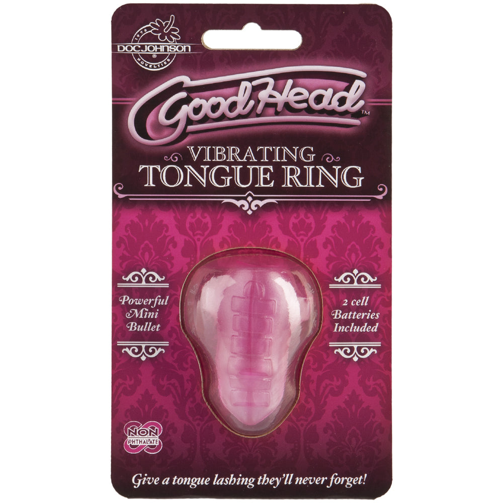 Goodhead - Vibrating Tongue Ring Pink