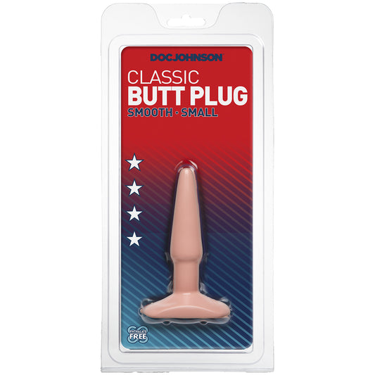 Classic Butt Plug - Smooth - Small White