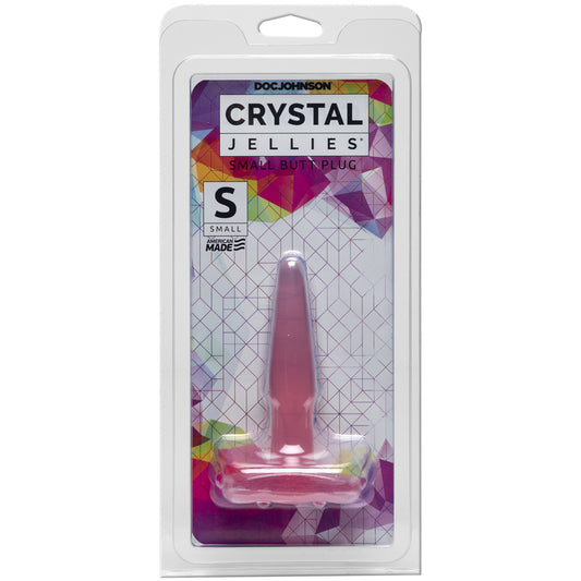 Crystal Jellies - Small Butt Plug Pink