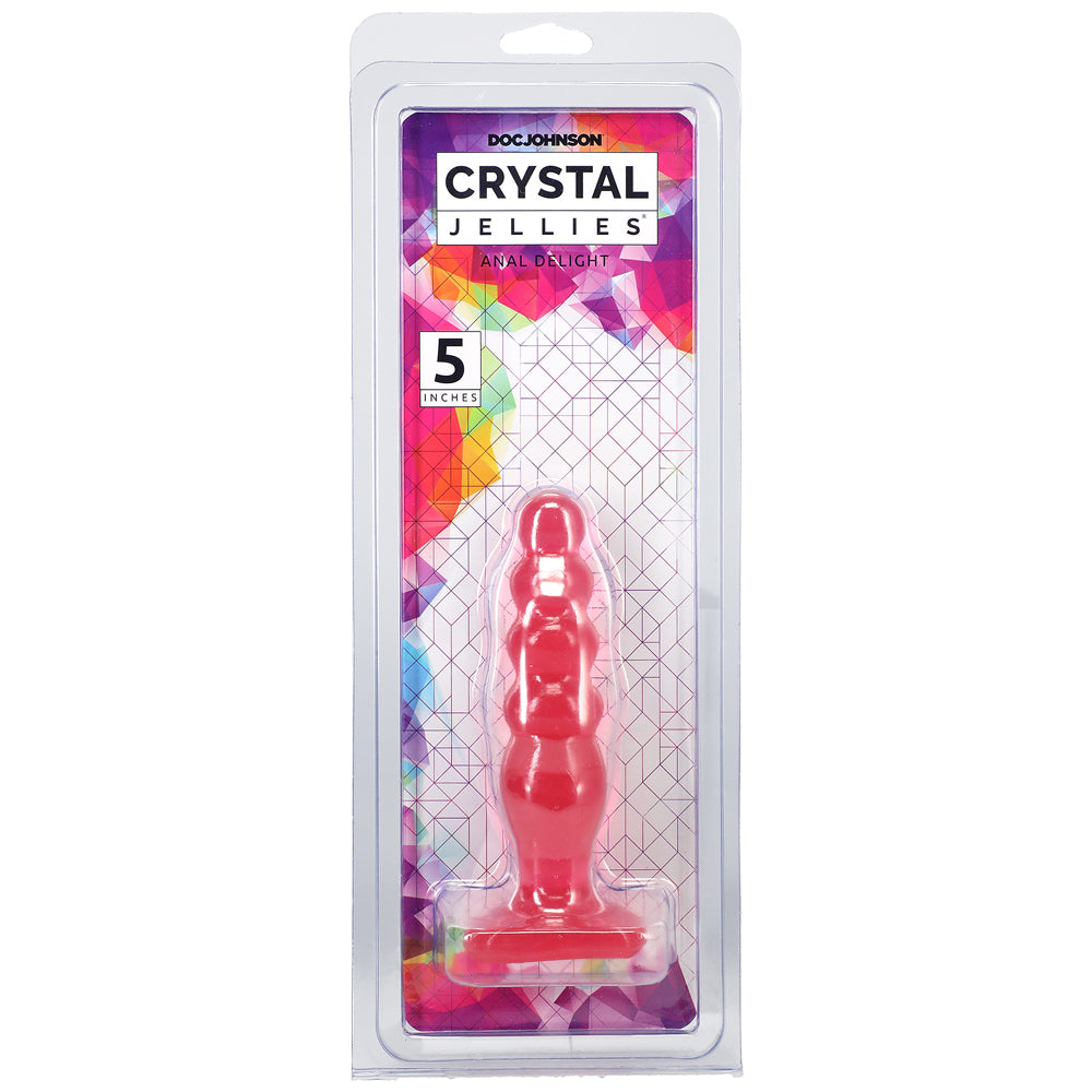 Crystal Jellies - Anal Delight - 5" Pink