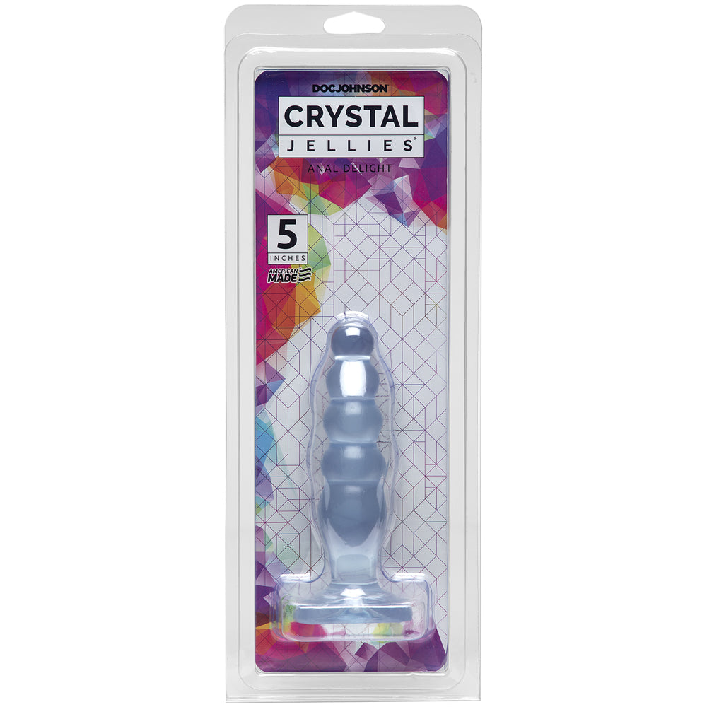 Crystal Jellies - Anal Delight - 5" Clear