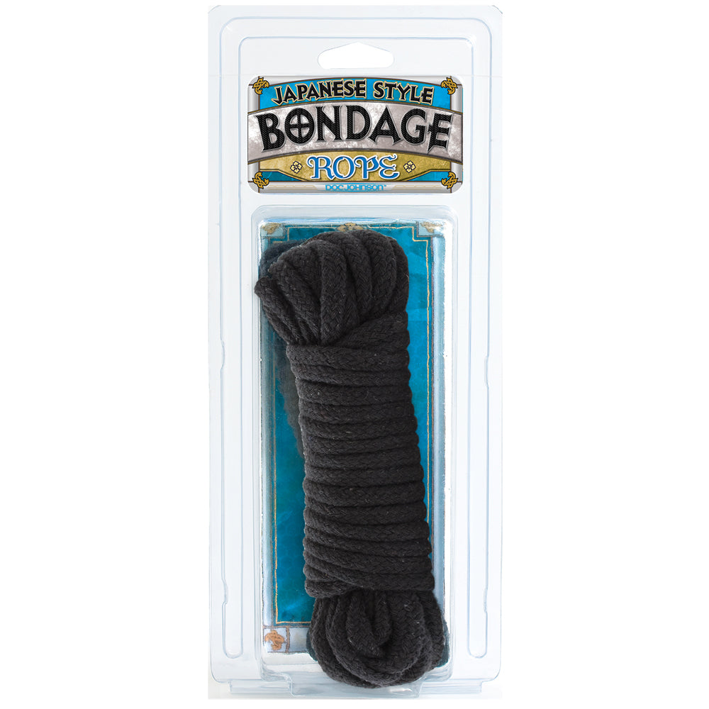 Japanese Style Bondage Rope Black