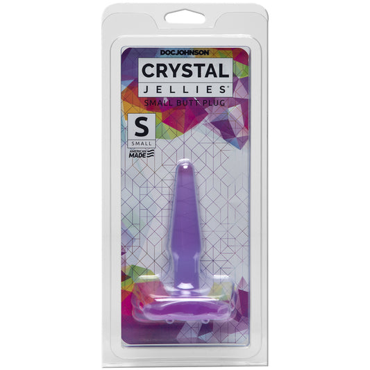 Crystal Jellies - Small Butt Plug Purple