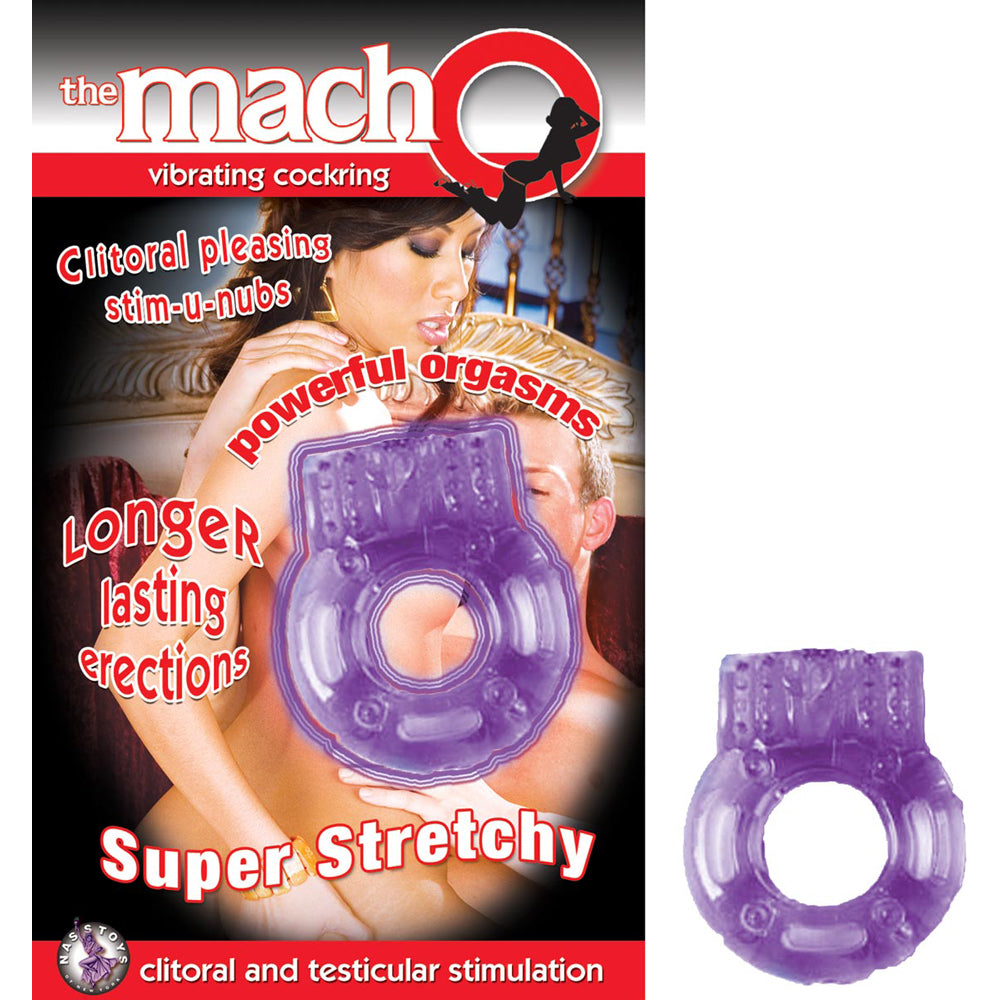 The Macho Vibrating Cockring Purple