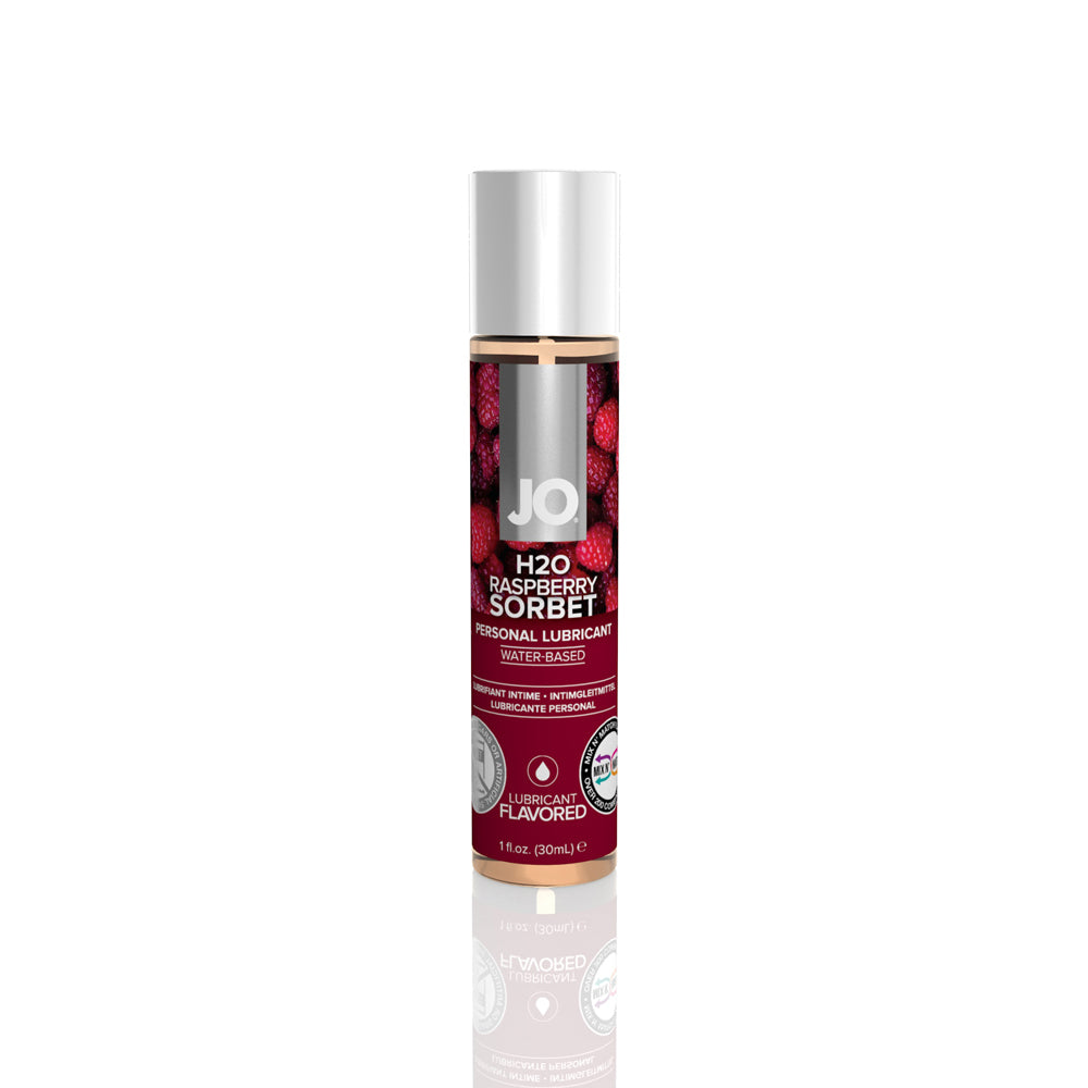 JO H2O Flavored Lubricant Raspberry Sorbet 1 oz.