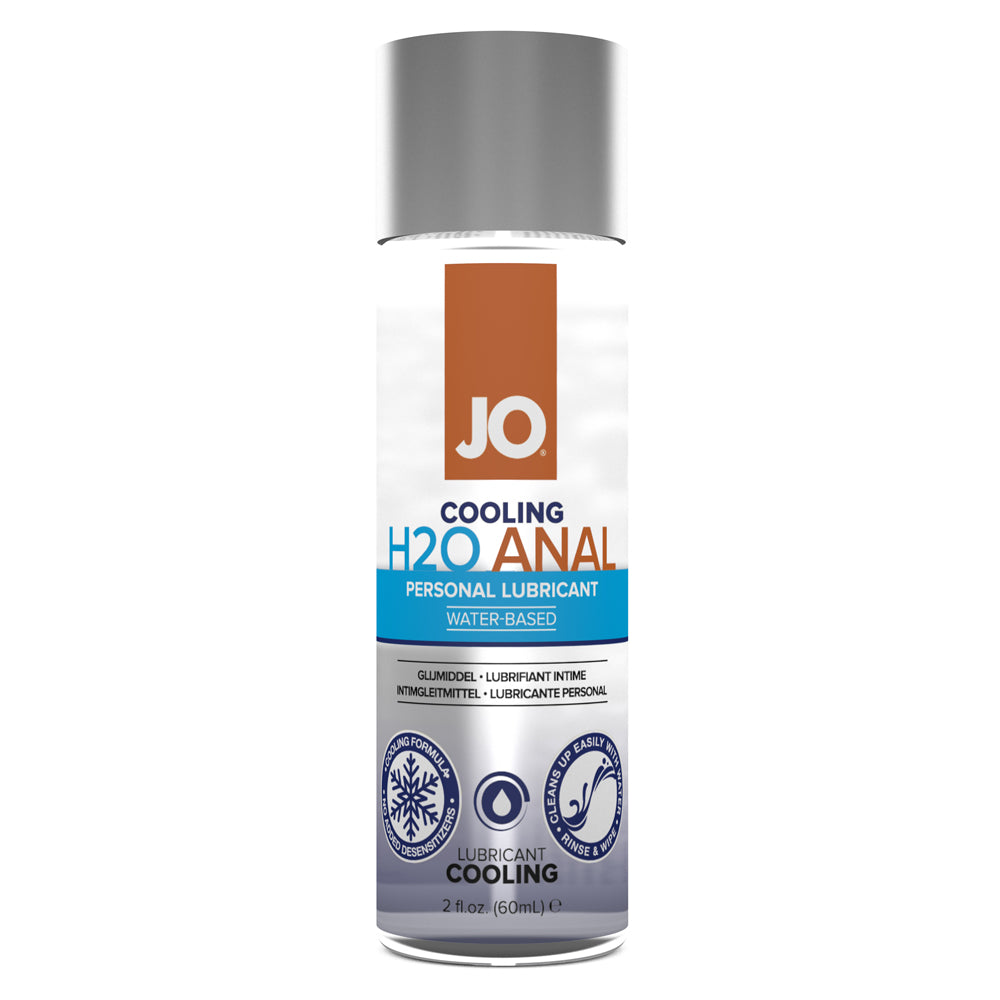 JO Anal H2O Lubricant Cooling 2 oz.