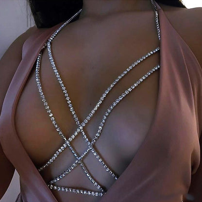 Rhinestone Body Chain