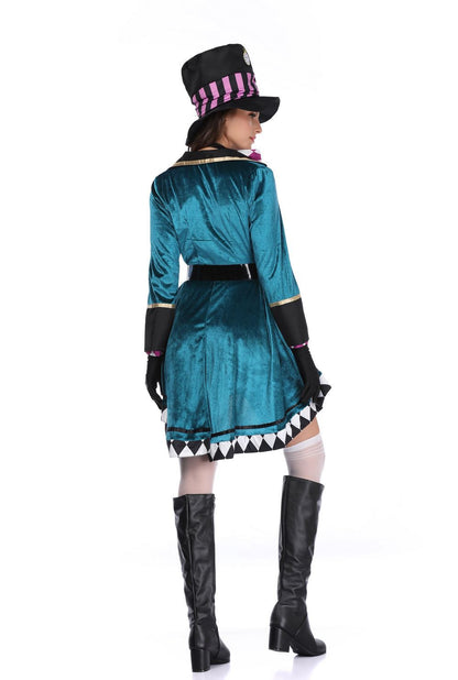 Alice Magic Mad Hatter Halloween Costume