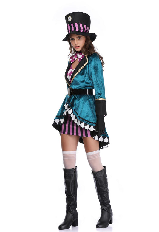 Alice Magic Mad Hatter Halloween Costume