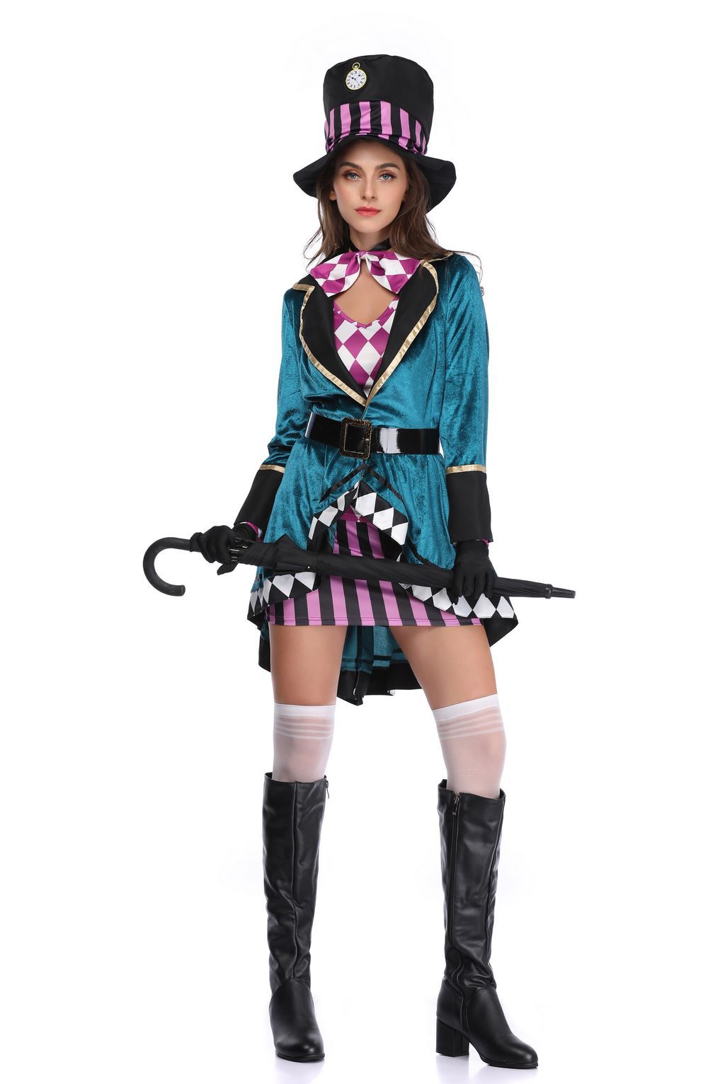 Alice Magic Mad Hatter Halloween Costume